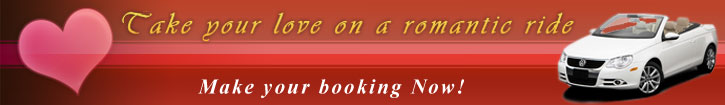 Rent your car on Valentine's Day